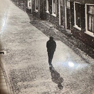 Vintage 1959 Movie Still "A Dog Of Flanders" 7x9 Black & White Walking Alone Sce